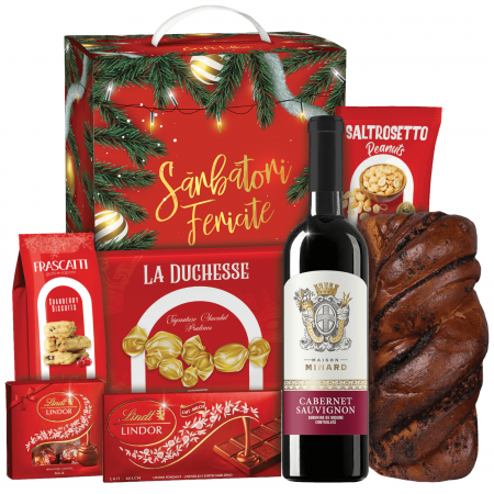 Protocol - Cos Cadou de Craciun, 7 produse + Cutie Cadou, 1576 gr, Exquisite
