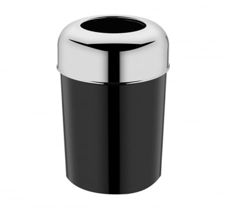 Accesorii curatenie - Cos de gunoi cu capac basket Luxury Chrome R-3527