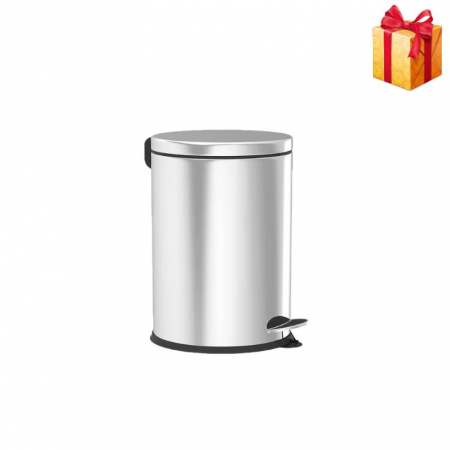 Cosuri de Gunoi - Cos de gunoi din inox cu pedala, 5 litri