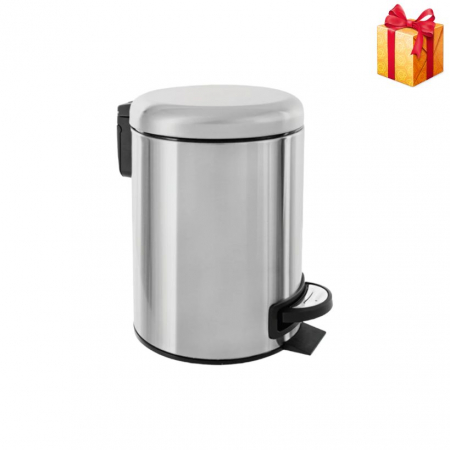 Accesorii curatenie - Cos de gunoi Elite cu pedala, din inox, 12 litri