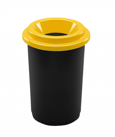 Accesorii curatenie - Cos gunoi colectare selectiva 50L, Galben