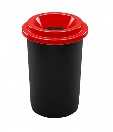 Accesorii curatenie - Cos gunoi colectare selectiva 50L, Rosu