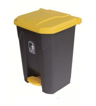 Cosuri de Gunoi - Cos gunoi din plastic cu pedala, 68L