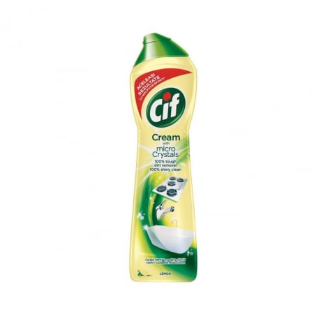 Detergenti Baie si Toaleta - Crema de Curatat Cif Lemon, 500ml