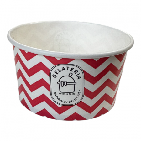 Ambalaje Food - Cupa inghetata 6oz magenta, set 50 buc