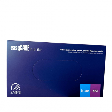 Cutie 100 buc Manusi Unica Folosinta din Nitril - Albastre, Marimea XS [4]