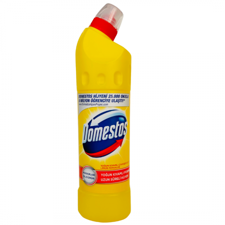 Detergenti - Domestos Galben 750ML, detergent dezinfectant, Citrus Fresh