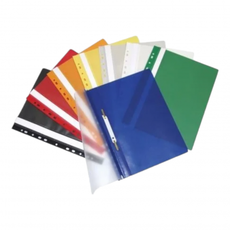 Birotica si Papetarie - Dosar din plastic cu sina si Multiperforatii