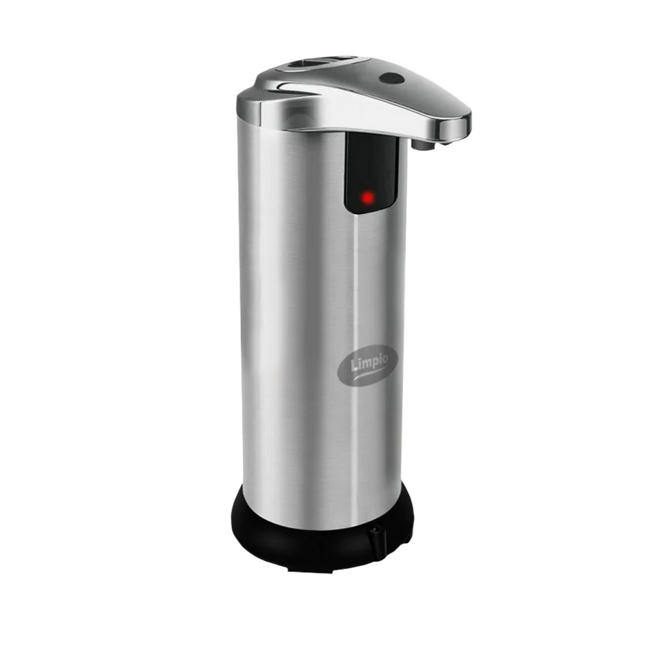 Dozator cu senzor infrarosu pentru sapun lichid din inox 250 ml