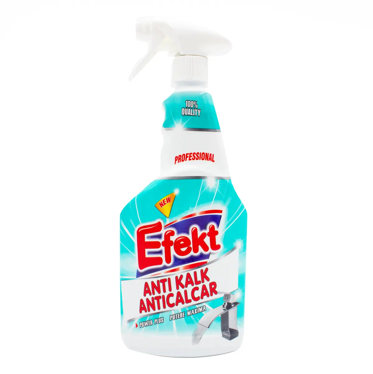 Detergenti Baie si Toaleta - Efekt Performer Anticalc POWER +, anticalcar profesional, 750 ml