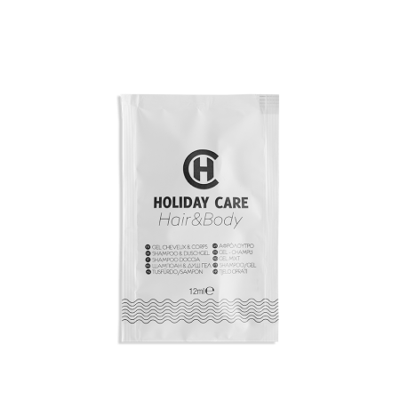 Cosmetica hoteliera - Gel de dus si sampon hotelier 12 ml, Holiday Care