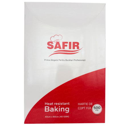 Folii Alimentare - Hartie de copt profesionala, 40×60 cm, 500 foi