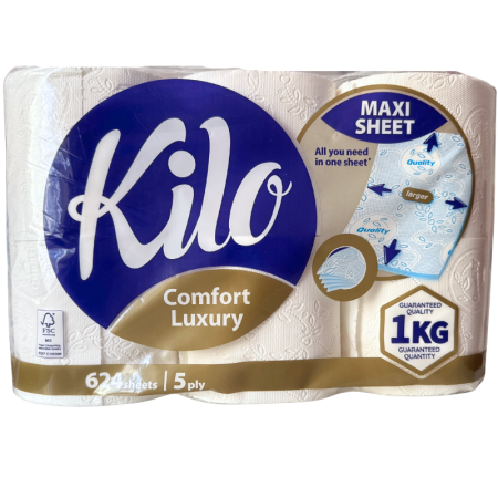 Hartie Igienica si Prosoape - Hartie igienica 5 straturi 6 role/set, KILO