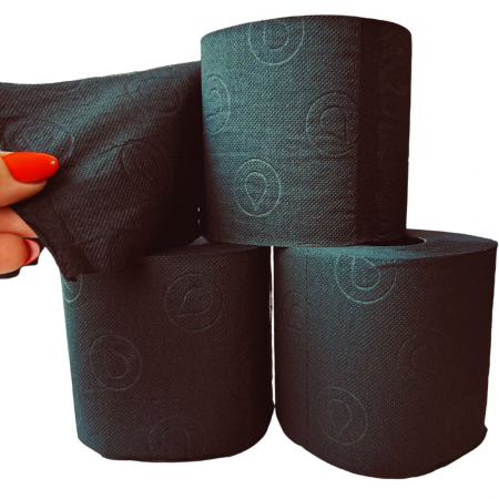 Hartie Igienica Neagra 3 Straturi, Set 6 Role [2]