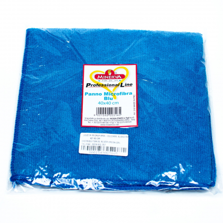 Accesorii curatenie - Laveta Microfibra Profesionala Albastra, 40x40cm