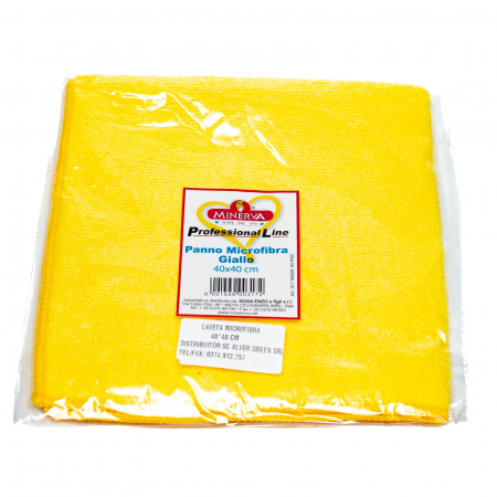 Accesorii menaj - Laveta Microfibra Profesionala Galbena, 40x40cm