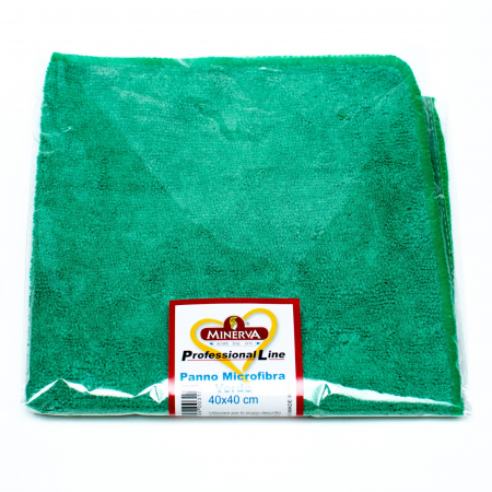 Accesorii menaj - Laveta Microfibra Profesionala Verde, 40x40 cm