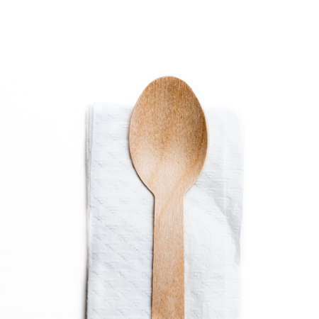 Lingura Lemn + Servetel - Lingura lemn+Servetel, ambalate individual [2]