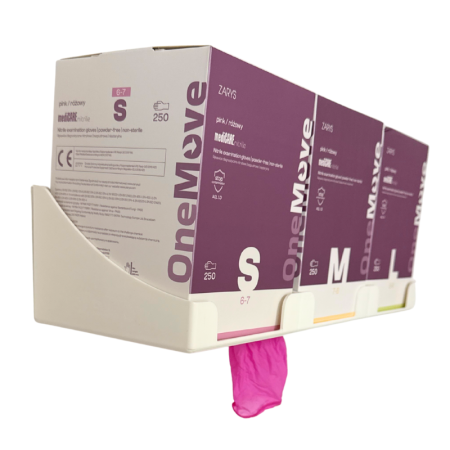 Manusi nitril ONE MOVE S (6-7), roz, nepudrate, 250 buc/set – extracție igienică [1]