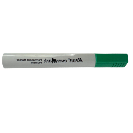 Birotica si Papetarie - Marker permanent verde, A Plus+, Evermark