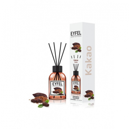 Detergenti - Odorizant camera cu betisoare Eyfel Cacao, 120ml