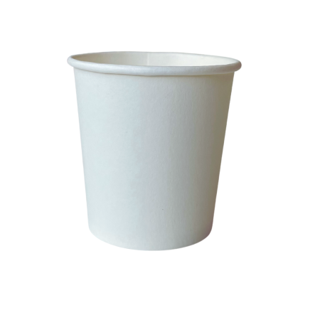 Pahare carton albe, 120ml (4 oz) , set 100 bucăți [2]