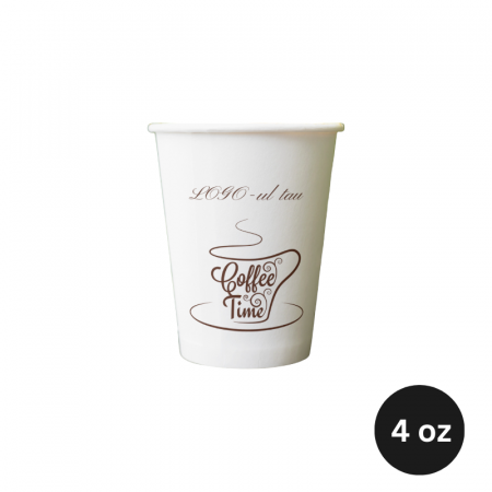 Produse Personalizate - Pahare carton personalizate, 4oz