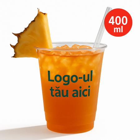 Produse Personalizate - Pahare personalizate din plastic, 400 ml