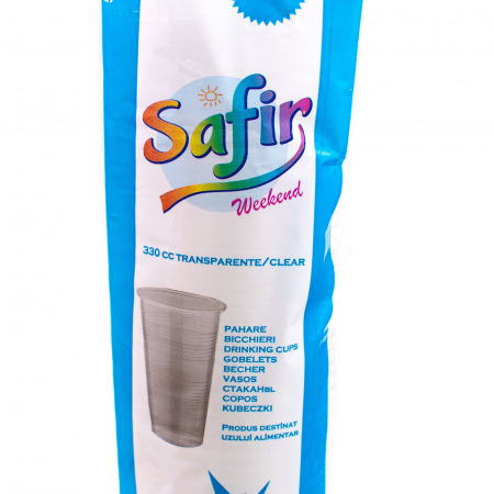 Pahare Unica Folosinta Transparente, 330ml, Set 50 bucati [1]