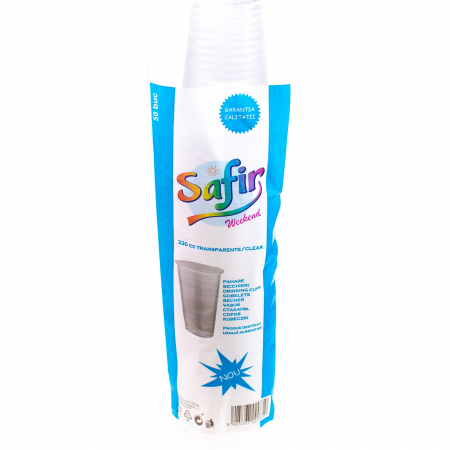 Pahare Unica Folosinta Transparente, 330ml, Set 50 bucati [3]