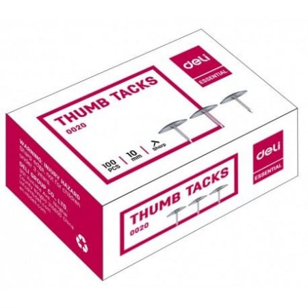 Birotica si Papetarie - Pioneze inox, 100buc/cutie