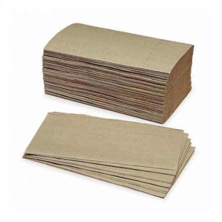 Prosoape de hartie - Prosoape Pliate Natur, 1 Strat, Reciclat, 250buc/pac