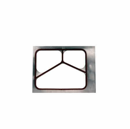 Ambalaje aluminiu - Rama caserola 3 compartimente pentru masina de termosudat