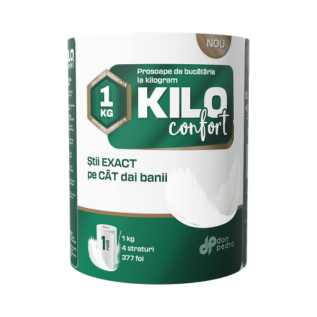 Hartie Igienica si Prosoape - Rolă de Bucătărie 4 Straturi, Kilo, 1 kg