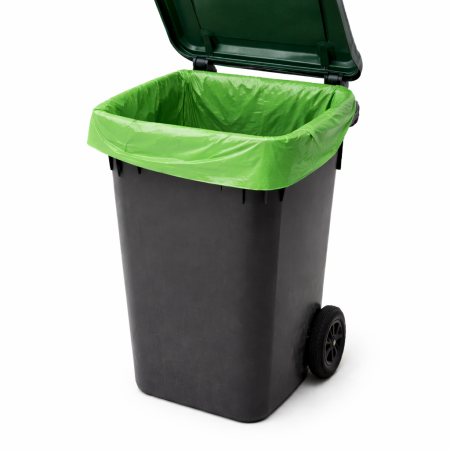 Saci menajeri 240L verzi 10 buc/rola [2]