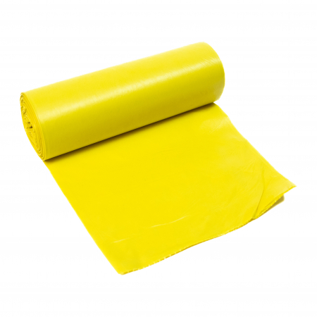 Accesorii curatenie - Saci Menajeri, Galbeni, 60L, 20 Buc / Rola