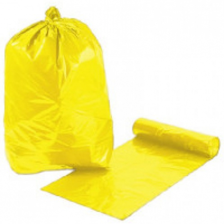 Saci Menajeri, Galbeni, 60L, 20 Buc / Rola [1]