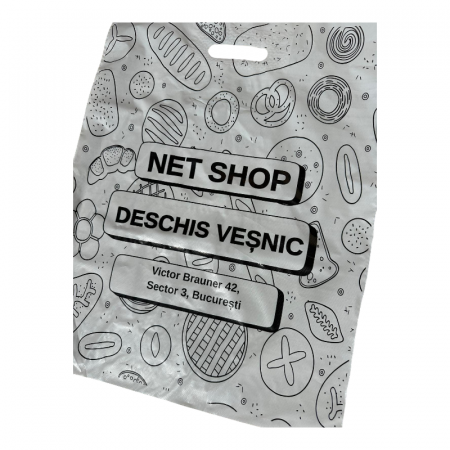 Sacose personalizate, cu maner, tip banana - 50x40cm [1]