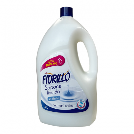 Detergenti - Sapun Lichid, Fiorillo, ph neutru, antibacterian, 4 L