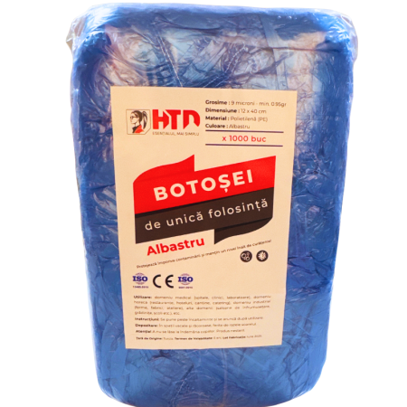 Set 1000 buc Botosei Unica Folosinta, Albastri