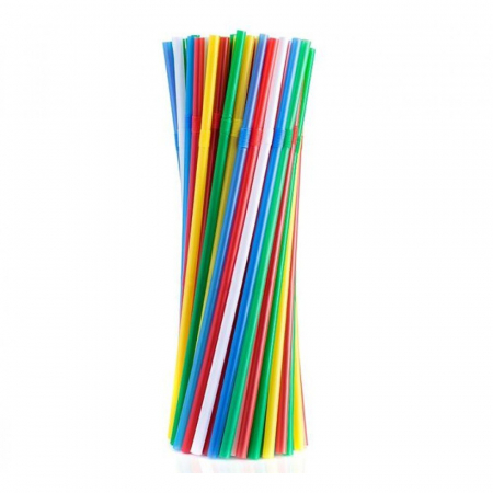 Paie de Baut - Set 1000 Paie Colorate Flexibile, PP, Reutilizabile, 240x5mm
