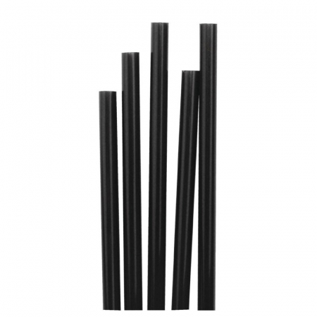 Paie Biodegradabile Drepte Negre, 250X8MM, 150buc/set [2]
