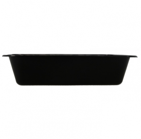 Ambalaje plastic - Set 50 Caserole termosudabile din PP pentru catering, negre