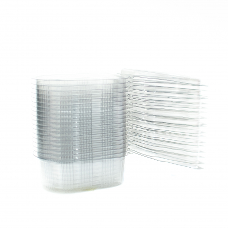 Sosiere Plastic + Capac Atasat, 50cc, Set 100 buc [2]