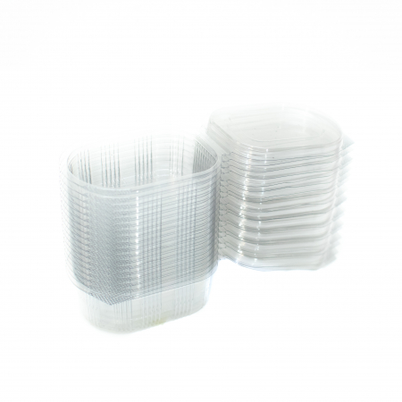 Sosiere Plastic + Capac Atasat, 50cc, Set 100 buc [1]