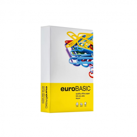 Birotica si Papetarie - Top hartie A4 copiator, 80g/m², 500 coli/top, euroBASIC