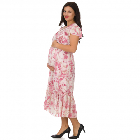 Pink-flora-rochie-eleganta-gravide [5]