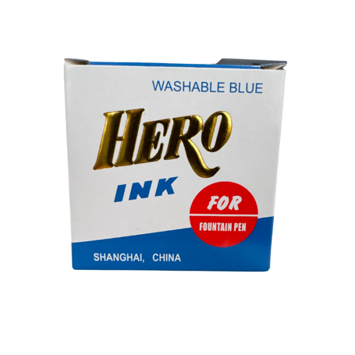 Cerneala albastra Hero Ink, calimara 50 ml [4]