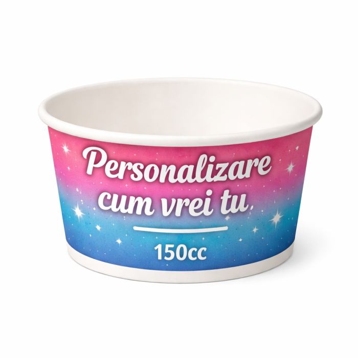 Cupa de Inghetata Personalizata, carton, 150cc [2]