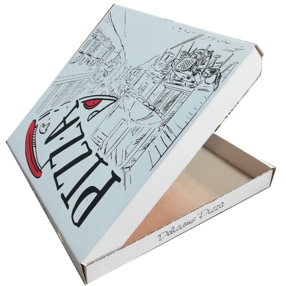 Cutii Pizza Albe, 45cm, Set 50buc [2]